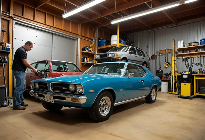 A modern independent garage workshop